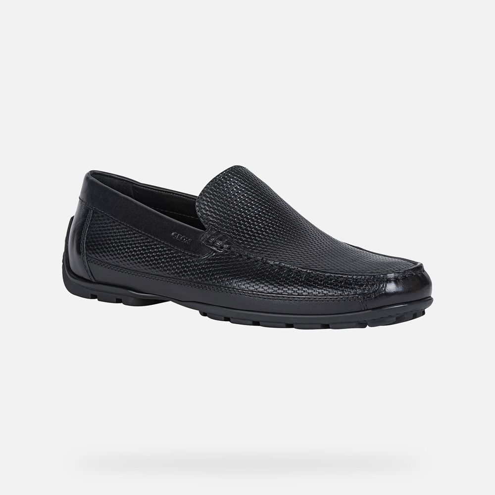 Geox Loafers Black Moner - Geox Mens Shoes - CVILFU340